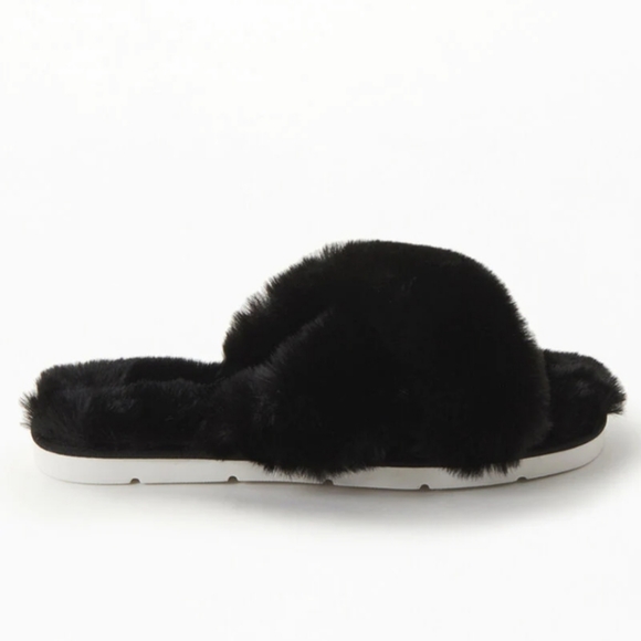 Dolce Vita Pillar Crossband Slippers Black - Picture 2 of 9